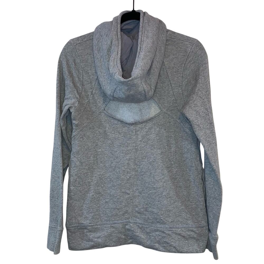 Under Armour Women's Gray‎ Cowl Neck Hoodie Small Open Back Cutout Sweatshirt